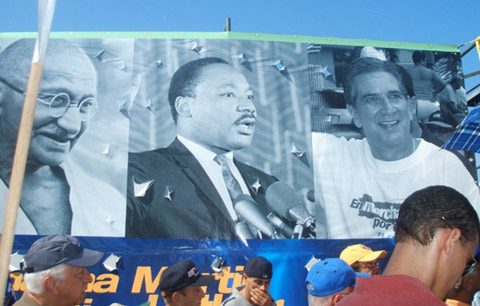 Ghandi, King y Rossello